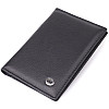 Обкладинка на паспорт універсального формату ST Leather 23078 9,5х13,5х1 см Чорний
