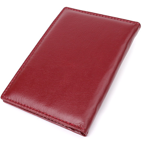 Обкладинка на паспорт універсального формату ST Leather 23079 9,5х13,5х1 см Бордовий