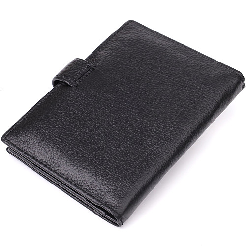 Обкладка для документів унісекс ST Leather 23116 10х14х1 см Чорний