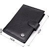 Обкладка для документів унісекс ST Leather 23116 10х14х1 см Чорний
