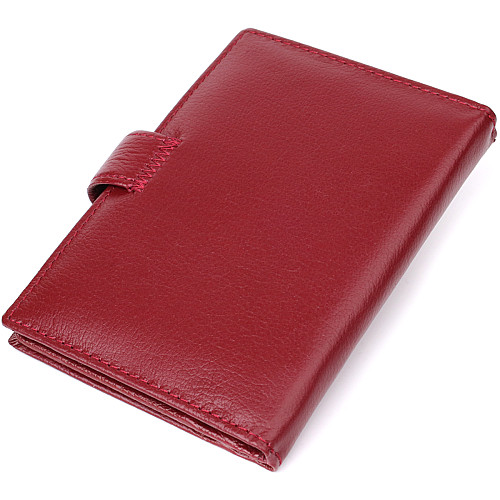 Обкладинка для документів для жінок ST Leather 23117 10х14х1 см Бордовий