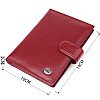 Обкладинка для документів для жінок ST Leather 23117 10х14х1 см Бордовий