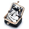 Шкатулка Italian Bags Jewelry чорна 4,5х6,5х3,5 см Чорно-золотистий
