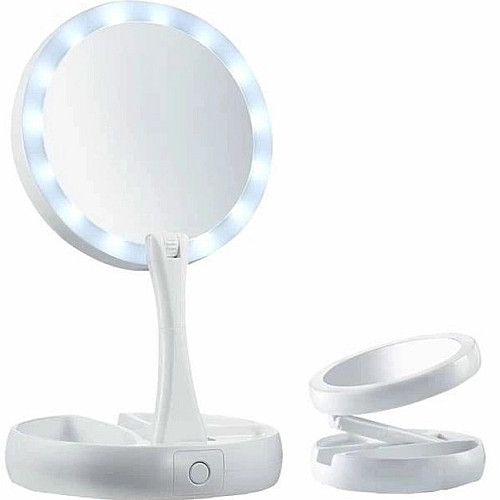 Зеркало для макияжа No Brand Live Makeup G3 Led Белый (2104618612)