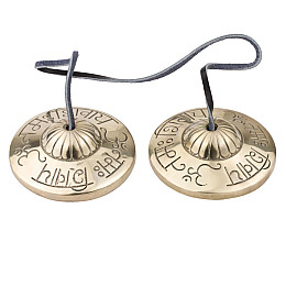 Музыкальний інструмент Kailash Карата́ли Мантра Шиви 7.3 см Бронзовий (27956)