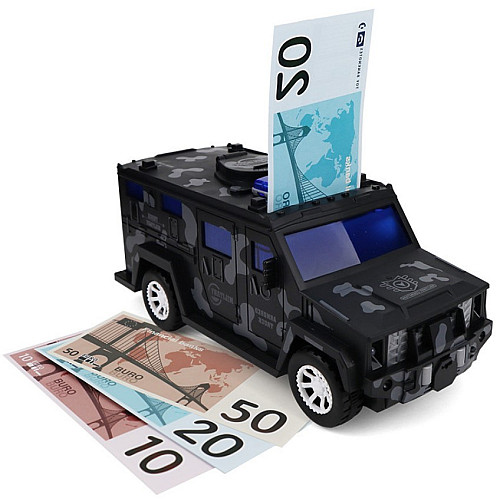 Копилка No Brand Military Car Safe Box 26.5x12x11.5 см Камуфляж (2104618622)