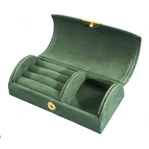 Шкатулка для украшений No Brand 10x5 см Оливковый (SKTSUM-BLK-1312)