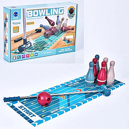 Ігровий набір для боулінгу Luna Toys 50x20 см Різнокольоровий (MR1425)