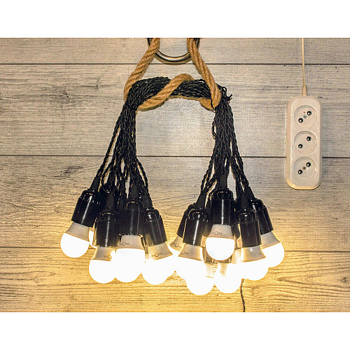 Уличная Ретро Гирлянда Для Помещения и Улицы RETRO LAMPA Винтаж 30 метров (300542441)