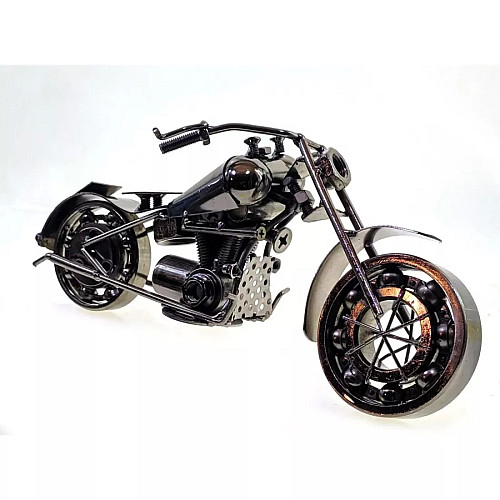 Фигурка техно-арт No Brand Байк 25х12х10 см Серый (DN25036)