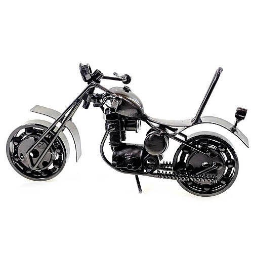 Фигурка техно-арт No Brand Байк 18х11х6 см Серый (DN25067)