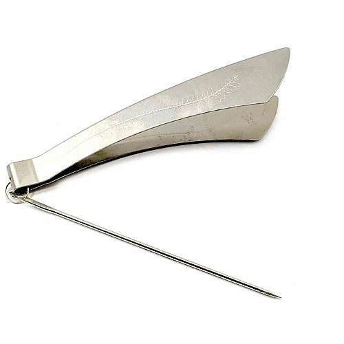 Щипцы для кальяна No Brand 16х3 см Серебристый (DN32941)