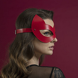 Маска кошки Feral Fillings Kitten Mask натуральная кожа Красный (SO3410)