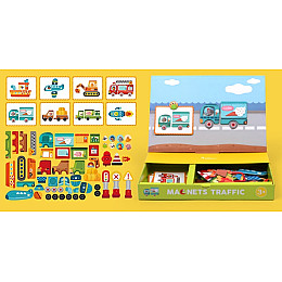 Магнитная книга MiDeer Транспорт (MD1040)