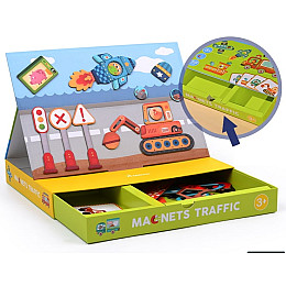 Магнитная книга MiDeer Транспорт (MD1040)