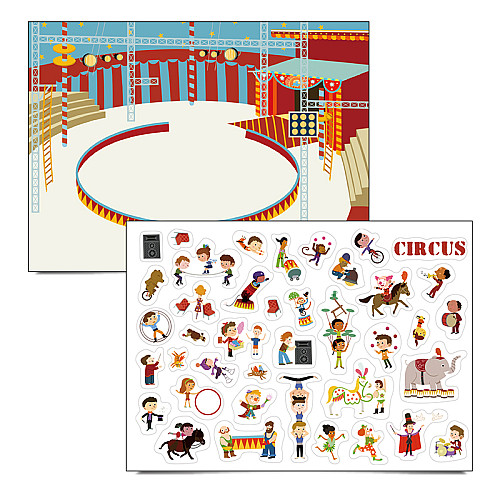 Многоразовые наклейки MiDeer Веселая Жизнь (MD1014)