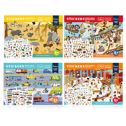 Многоразовые наклейки MiDeer Веселая Жизнь (MD1014)