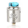 Дрипка бак для вейпа Drop Dead RDA 24mm Silver (am287-hbr)