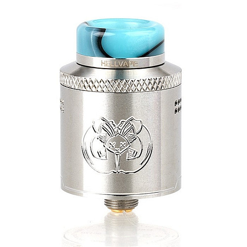 Дрипка бак для вейпа Drop Dead RDA 24mm Silver (am287-hbr)