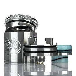 Дрипка бак для вейпа Drop Dead RDA 24mm Silver (am287-hbr)