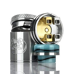 Дрипка бак для вейпа Drop Dead RDA 24mm Silver (am287-hbr)