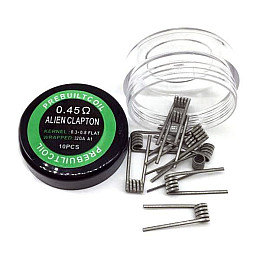Комплект спиралей PREBUILT Alien Clapton Coil 10 шт 0.45 Ом (bs058-hbr)