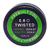 Комплект спиралей PREBUILT Twisted Coil 0.6 10 шт Ом (bs060-hbr)