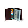 Кожаная обложка для автодокументов BermuD B 02-18Br-01-1 Бордовый