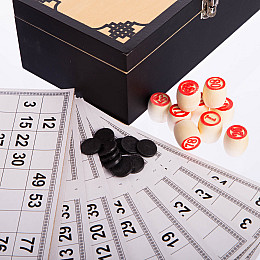 Лото настільна гра в дерев'яній коробці SP-Sport W9903