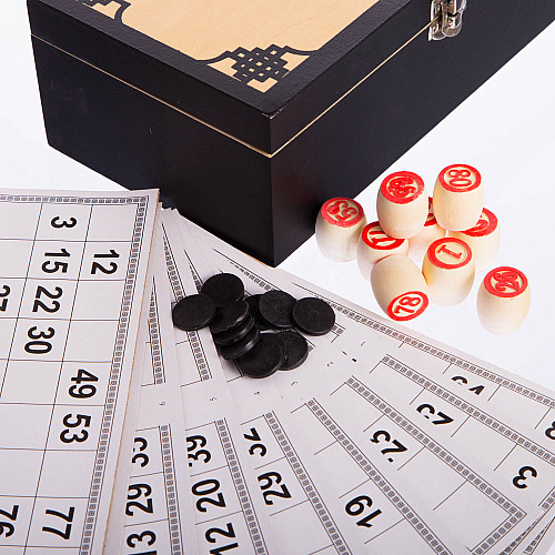 Лото настільна гра в дерев'яній коробці SP-Sport W9903