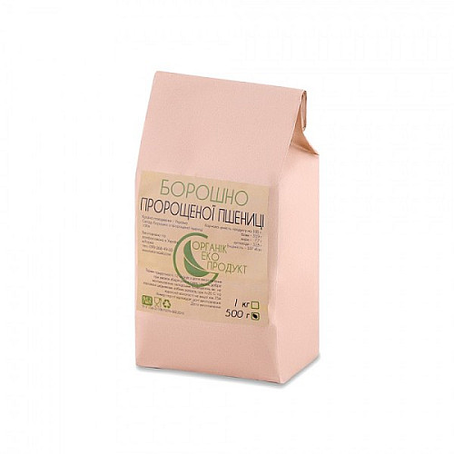 Мука из пророщенной пшеницы натуральная Органик Эко-Продукт 500 г