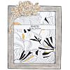 Фоторамка Rose Flower Grey для фото 20х25 см полистоун Bona DP41974