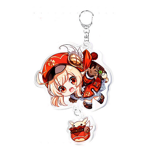 Брелок Акриловый Кли Прыг-скок бомба Геншин Импакт - Genshin Impact (14009) Bioworld