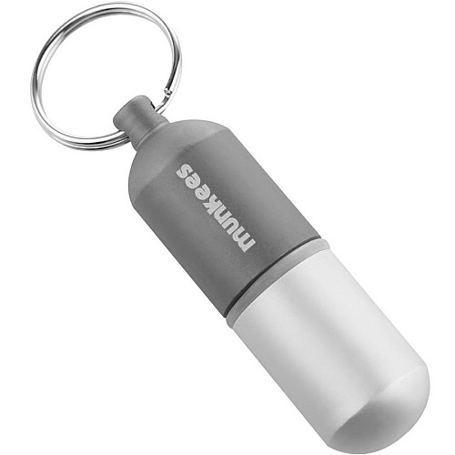 Брелок Munkees 3626 Водонепроникна Капсула Середній Сірий (1012-3626-GY)