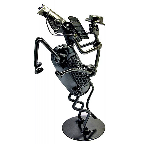 Фигурка техно-арт No Brand Всадник 25х11,5х8,5 см Серый (DN19152)