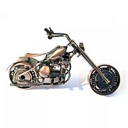 Фигурка техно-арт No Brand Байк 20х11х7 см Медно-черный (DN24389)