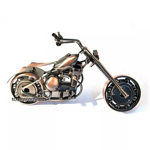 Фигурка техно-арт No Brand Байк 20х11х7 см Медно-черный (DN24389)