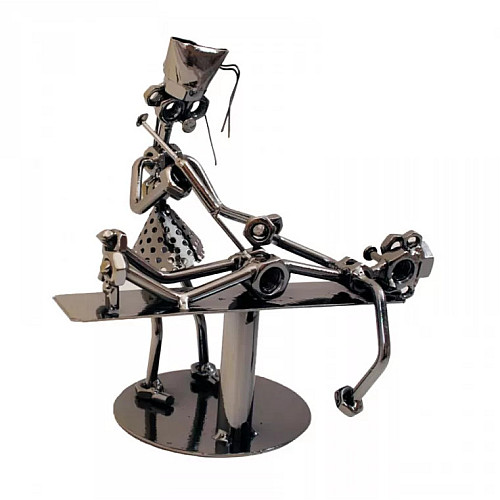 Фигурка техно-арт No Brand Медсестра 19х19,5х10 см Серый (DN25053)