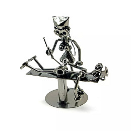 Фигурка техно-арт No Brand Медсестра 19х19,5х10 см Серый (DN25053)