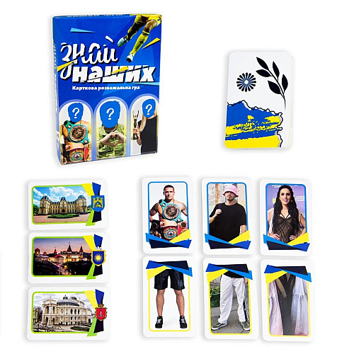 Настільна гра "Знай наших" Strateg 30434 укр