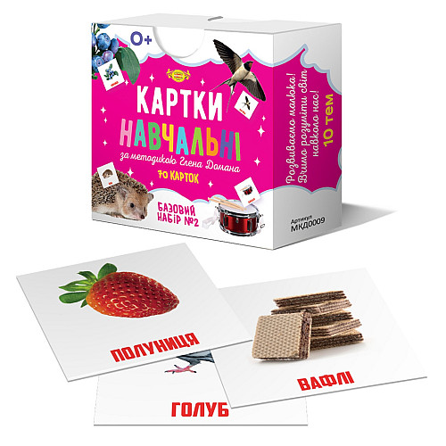 Карточки обучающие Гленна Домана №2 Мастер MKD0009 укр
