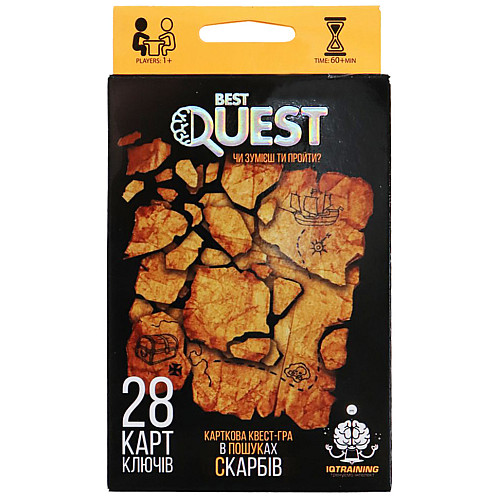 Дитяча карткова квест-гра BEST QUEST Danko Toys BQ-01-01-04U Вид 3