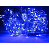 Светодиодная гирлянда Lampiki на 200 LED синяя 8 режимов от сети для помещения и улицы под накрытием