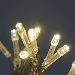 Гірлянда на батарейках 50 LED 2 Режими - статичний, миготливий 3,5 м біла