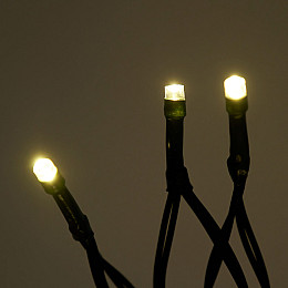 Гірлянда на батарейках 50 LED 1 режим - статичний 3,5 м біла тепла