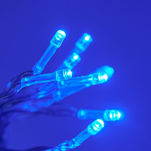 Гірлянда на батарейках 50 LED 2 Режими - статичний, миготливий 3.5 м синя