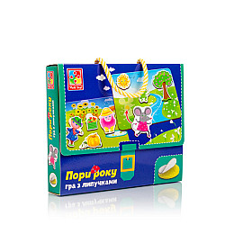 Игра настольная на липучках "Какое время года?" Vladi Toys VT1302-25 укр