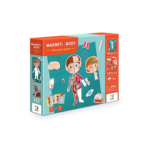 Розвиваюча магнітна гра "Людське тіло" DoDo 200220 123 ел