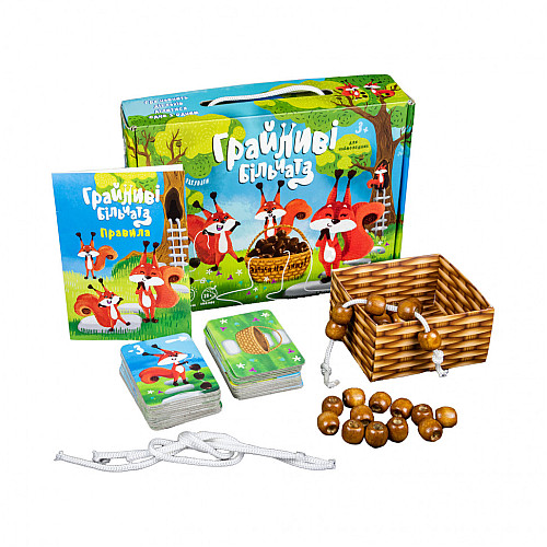 Настільна гра "Ігриві білчата" Strateg 30852 укр.