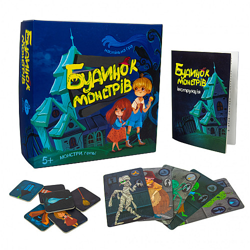 Настільна гра "Дім Монстрів" Strateg 30866 укр.